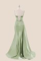 Elegant Spaghetti Straps Prom Dresses Formal Evening Gowns with Lace Appliques 501001 Elegant Spaghetti Straps Prom Dresses Formal Evening Gowns with Lace Appliques 501001