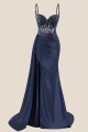 Elegant Spaghetti Straps Prom Dresses Formal Evening Gowns with Lace Appliques 501001 Elegant Spaghetti Straps Prom Dresses Formal Evening Gowns with Lace Appliques 501001