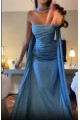 A-Line Strapless Long Prom Dresses Formal Evening Gowns 501002