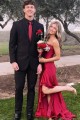 Long Strapless Yellow Prom Dresses Formal Evening Gowns with Slit 501004 Long Strapless Yellow Prom Dresses Formal Evening Gowns with Slit 501004