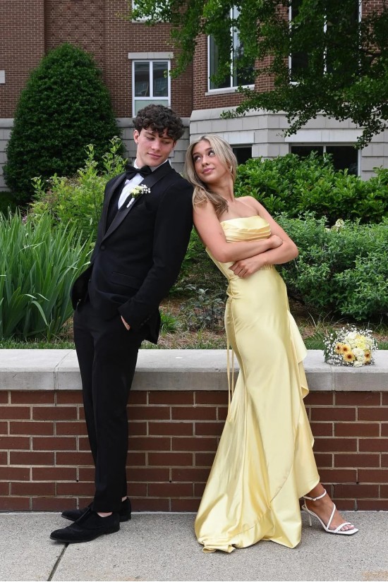 Long Strapless Yellow Prom Dresses Formal Evening Gowns with Slit 501004 Long Strapless Yellow Prom Dresses Formal Evening Gowns with Slit 501004