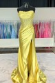 Elegant Strapless High Slit Long Prom Dresses Formal Evening Gowns 501006 Elegant Strapless High Slit Long Prom Dresses Formal Evening Gowns 501006
