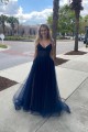 A-Line Spaghetti Straps Tulle Prom Dresses Formal Evening Gowns 501008 A-Line Spaghetti Straps Tulle Prom Dresses Formal Evening Gowns 501008