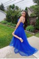 A-Line Spaghetti Straps Tulle Prom Dresses Formal Evening Gowns 501008 A-Line Spaghetti Straps Tulle Prom Dresses Formal Evening Gowns 501008