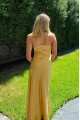 Simple Long Spaghetti Straps Prom Dresses Formal Evening Gowns with High Slit 501011 Simple Long Spaghetti Straps Prom Dresses Formal Evening Gowns with High Slit 501011