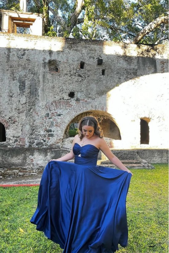A-Line Sweetheart Long Prom Dresses Formal Evening Gowns 501019 A-Line Sweetheart Long Prom Dresses Formal Evening Gowns 501019