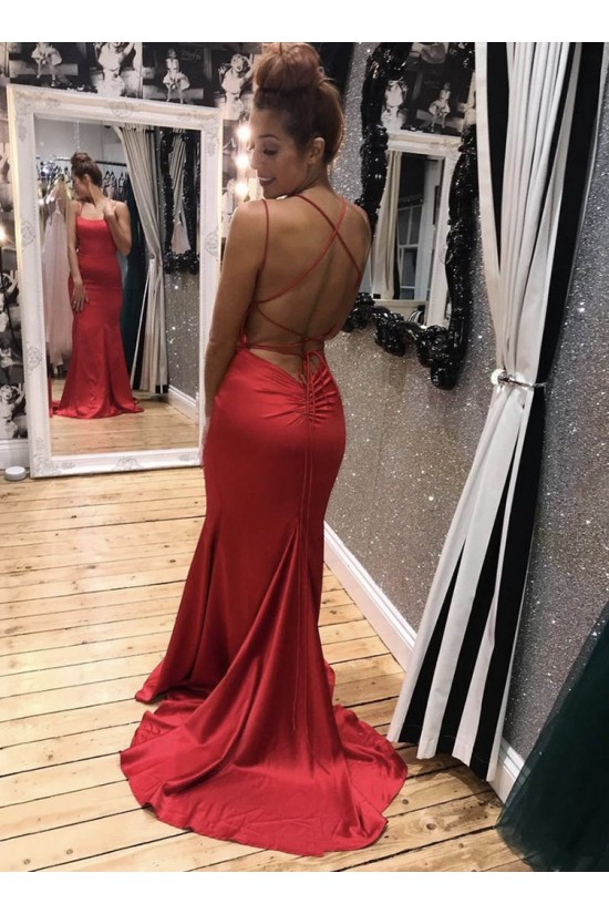 Mermaid Long Red Prom Dresses Formal Evening Gowns 6011003 Mermaid Long Red Prom Dresses Formal Evening Gowns 6011003