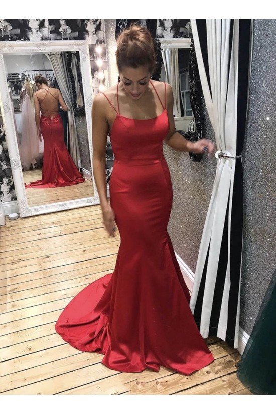 Mermaid Long Red Prom Dresses Formal Evening Gowns 6011003 Mermaid Long Red Prom Dresses Formal Evening Gowns 6011003