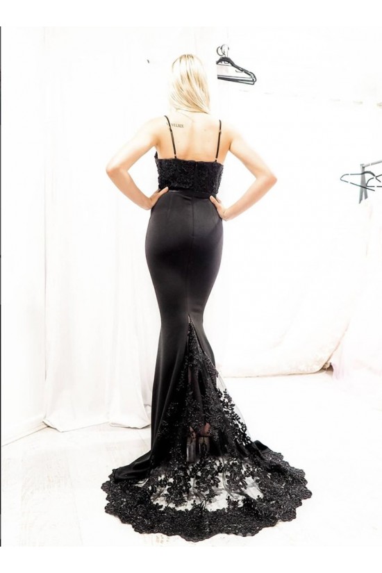 Long Black Lace Prom Dresses Formal Evening Gowns 6011012 Long Black Lace Prom Dresses Formal Evening Gowns 6011012