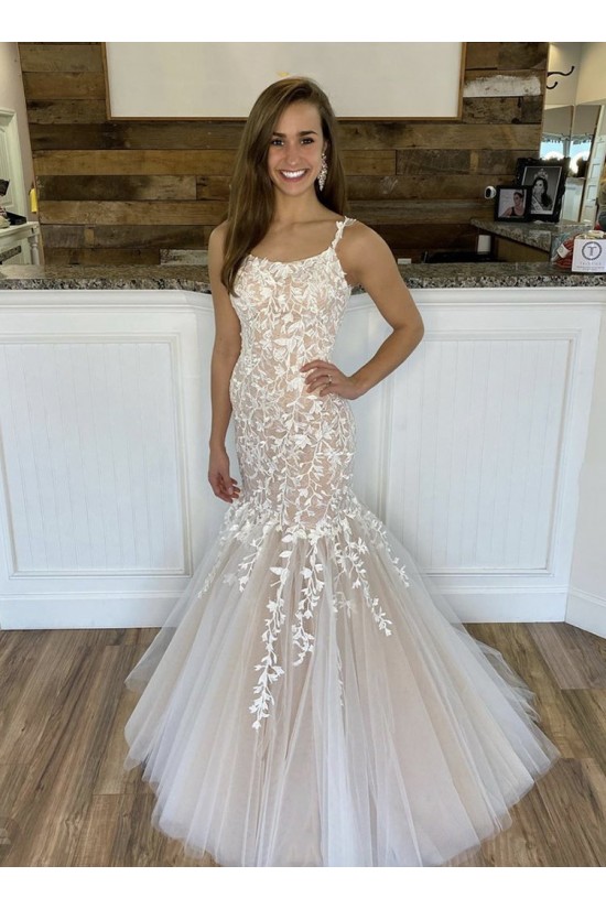 Mermaid Lace Appliques Long Prom Dresses Formal Evening Gowns 6011014 Mermaid Lace Appliques Long Prom Dresses Formal Evening Gowns 6011014