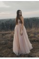 A-Line Tulle V-Neck Long Prom Dresses Formal Evening Gowns 6011018 A-Line Tulle V-Neck Long Prom Dresses Formal Evening Gowns 6011018