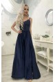 A-Line Spaghetti Straps Lace Long Navy Prom Dresses Formal Evening Gowns 6011039 A-Line Spaghetti Straps Lace Long Navy Prom Dresses Formal Evening Gowns 6011039
