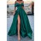 A-Line Off-the-Shoulder Long Prom Dresses Formal Evening Gowns 6011043