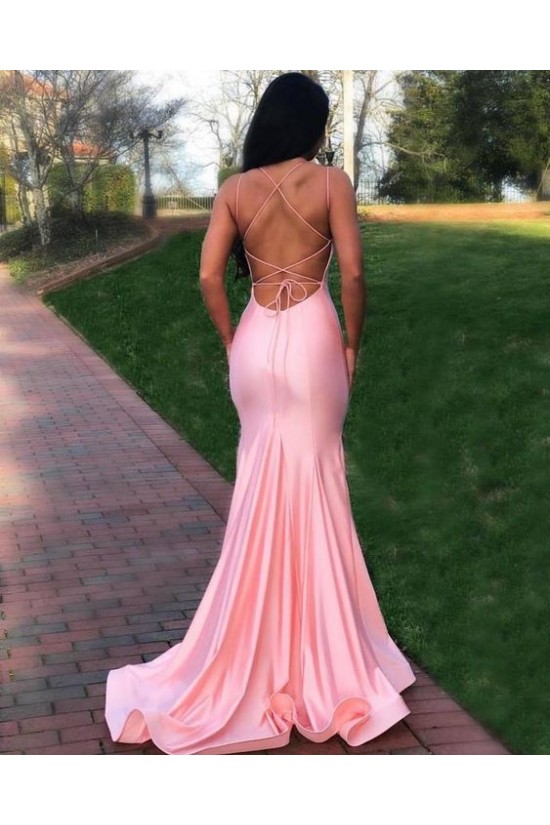 Mermaid V-Neck Long Prom Dresses Formal Evening Gowns 6011058 Mermaid V-Neck Long Prom Dresses Formal Evening Gowns 6011058