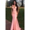Mermaid V-Neck Long Prom Dresses Formal Evening Gowns 6011058