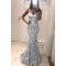 Mermaid Spaghetti Straps Lace Long Prom Dresses Formal Evening Gowns 6011059