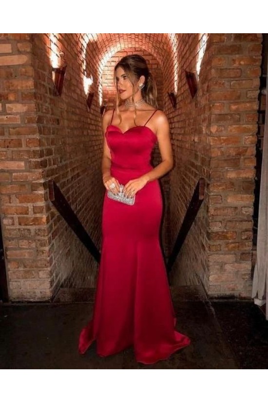 Mermaid Spaghetti Straps Long Prom Dresses Formal Evening Gowns 6011066 Mermaid Spaghetti Straps Long Prom Dresses Formal Evening Gowns 6011066