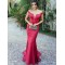 Mermaid Off-the-Shoulder Long Prom Dresses Formal Evening Gowns 6011071