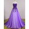 A-Line Beaded Lace Tulle Long Prom Dresses Formal Evening Gowns 6011083