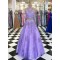A-Line Beaded Lace Two Pieces Long Prom Dresses Formal Evening Gowns 6011084