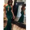 Mermaid Long Green Prom Dresses Formal Evening Gowns 6011091