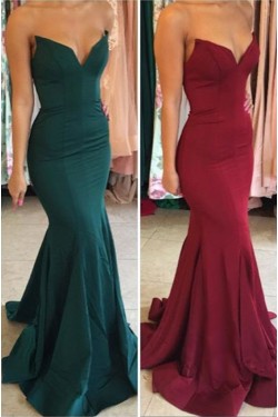 Mermaid Sweetheart Long Prom Dresses Formal Evening Gowns 6011092