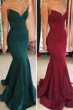 Mermaid Sweetheart Long Prom Dresses Formal Evening Gowns 6011092