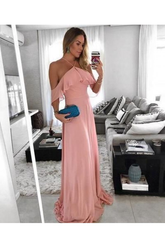 A-Line Chiffon Long Prom Dresses Formal Evening Gowns 6011096 A-Line Chiffon Long Prom Dresses Formal Evening Gowns 6011096