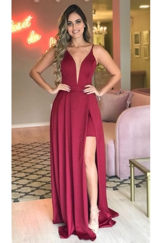 A-Line Long Prom Dresses Formal Evening Gowns 6011098 A-Line Long Prom Dresses Formal Evening Gowns 6011098
