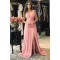 A-Line Long Chiffon Prom Dresses Formal Evening Gowns 6011100