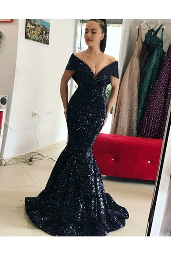 Mermaid Sequins Long Prom Dresses Formal Evening Gowns 6011102 Mermaid Sequins Long Prom Dresses Formal Evening Gowns 6011102