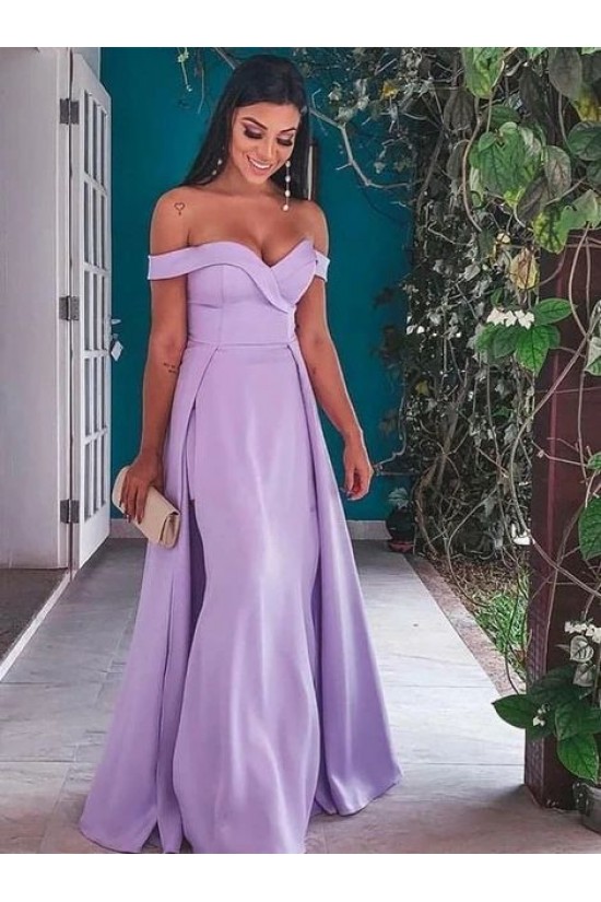 A-Line Off-the-Shoulder Long Prom Dresses Formal Evening Gowns 6011107 A-Line Off-the-Shoulder Long Prom Dresses Formal Evening Gowns 6011107