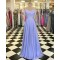 A-Line Beaded Lace Chiffon Long Prom Dresses Formal Evening Gowns 6011112