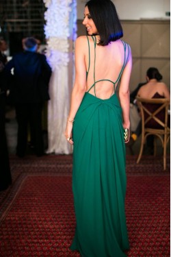 Sheath/Column Chiffon Long Prom Dresses Formal Evening Gowns 6011118