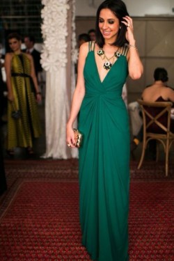 Sheath/Column Chiffon Long Prom Dresses Formal Evening Gowns 6011118