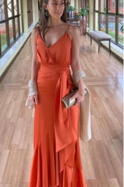 Long V-Neck Prom Dresses Formal Evening Gowns 6011122