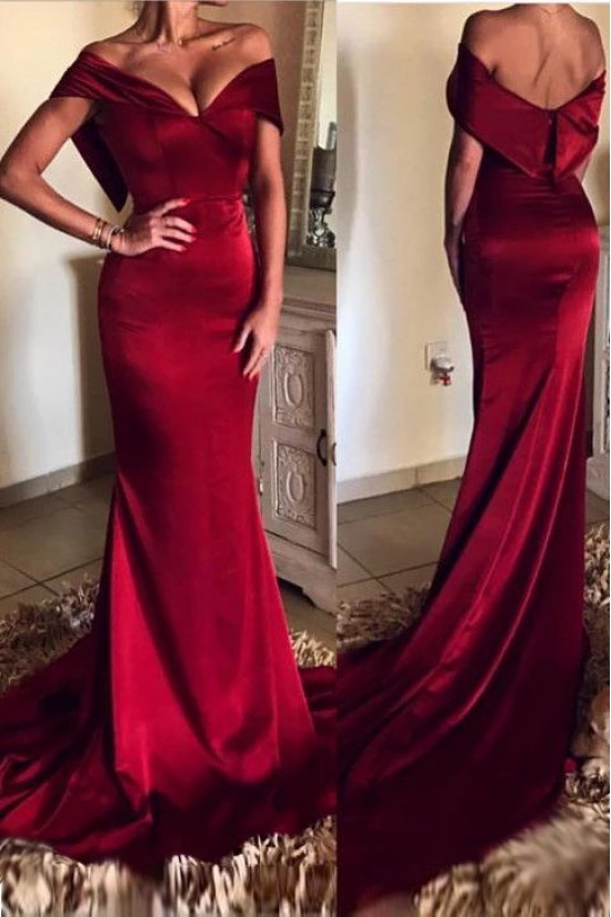 Mermaid Off-the-Shoulder Long Prom Dresses Formal Evening Gowns 6011125 Mermaid Off-the-Shoulder Long Prom Dresses Formal Evening Gowns 6011125