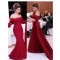 Mermaid Beaded Lace Off-the-Shoulder Long Prom Dresses Formal Evening Gowns 6011131