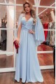 A-Line Chiffon Long Prom Dresses Formal Evening Gowns 6011135
