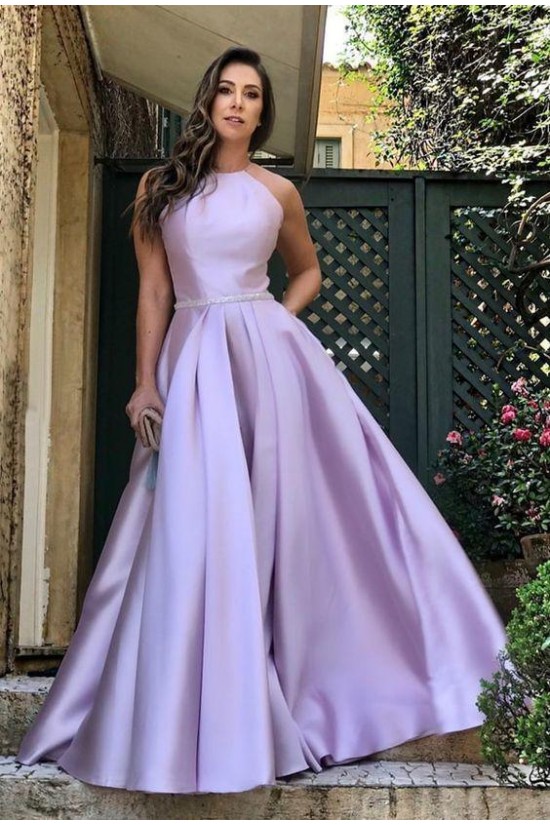 A-Line Satin Long Prom Dresses Formal Evening Gowns 6011136 A-Line Satin Long Prom Dresses Formal Evening Gowns 6011136