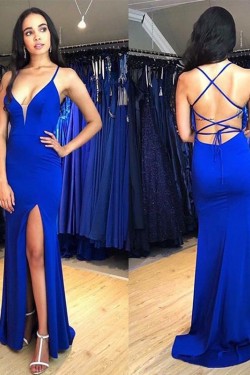 Mermaid Long Prom Dresses Formal Evening Gowns 6011137