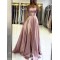 A-Line Spaghetti Straps Long Prom Dresses Formal Evening Gowns 6011147