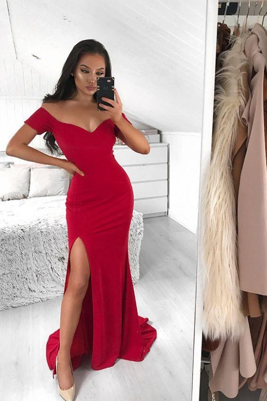 Mermaid Off-the-Shoulder Long Prom Dresses Formal Evening Gowns 6011158 Mermaid Off-the-Shoulder Long Prom Dresses Formal Evening Gowns 6011158