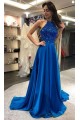 A-Line Beaded Long Prom Dresses Formal Evening Gowns 6011162