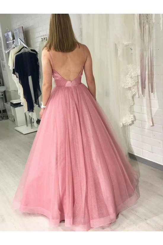 A-Line Tulle Long Prom Dresses Formal Evening Gowns 6011165 A-Line Tulle Long Prom Dresses Formal Evening Gowns 6011165