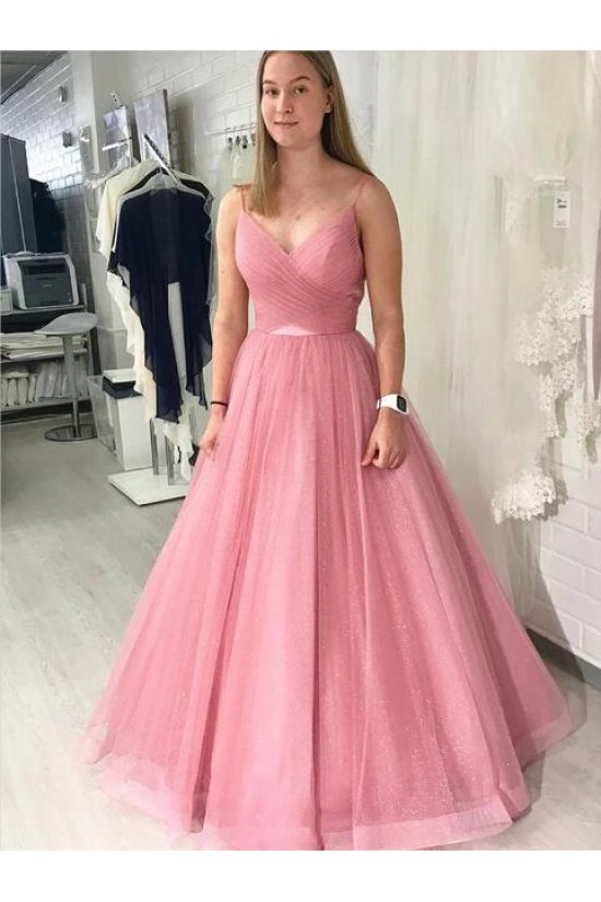 A-Line Tulle Long Prom Dresses Formal Evening Gowns 6011165 A-Line Tulle Long Prom Dresses Formal Evening Gowns 6011165