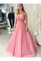 A-Line Tulle Long Prom Dresses Formal Evening Gowns 6011165 A-Line Tulle Long Prom Dresses Formal Evening Gowns 6011165