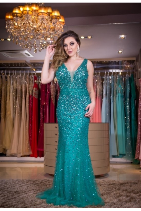 Mermaid Beaded Long Prom Dresses Formal Evening Gowns 6011171 Mermaid Beaded Long Prom Dresses Formal Evening Gowns 6011171
