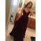 A-Line V-Neck Long Prom Dresses Formal Evening Gowns 6011173