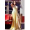 A-Line Simple V-Neck Long Prom Dresses Formal Evening Gowns 6011177